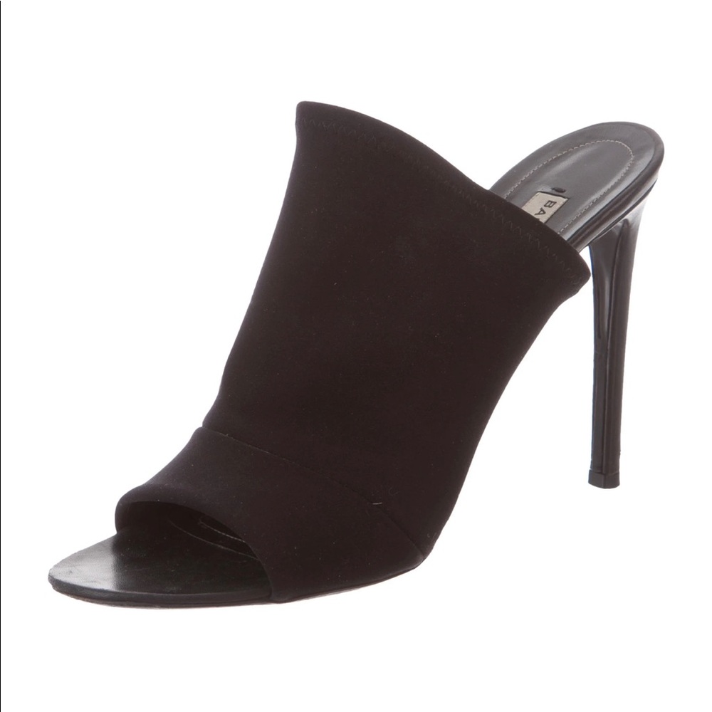 Black Balenciaga sandals